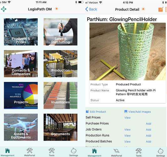 screenshot of LogixPath Operations Management